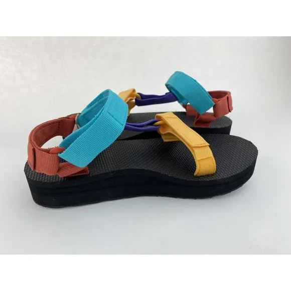 NEW Teva Midform Universal Multi Color Women's Sandals Straps Colorblock Strappy - Picture 12 of 12